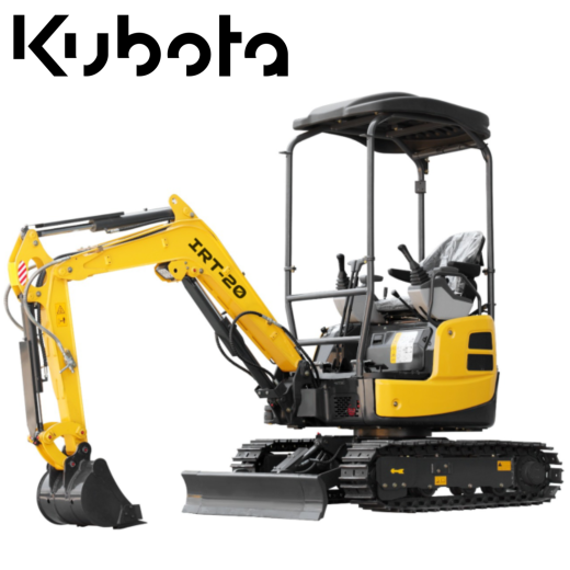 Mini excavator IRT20 (KUBOTA) – 2000kg