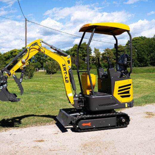 Alternative view of Mini excavator IRT12 – 1200kg